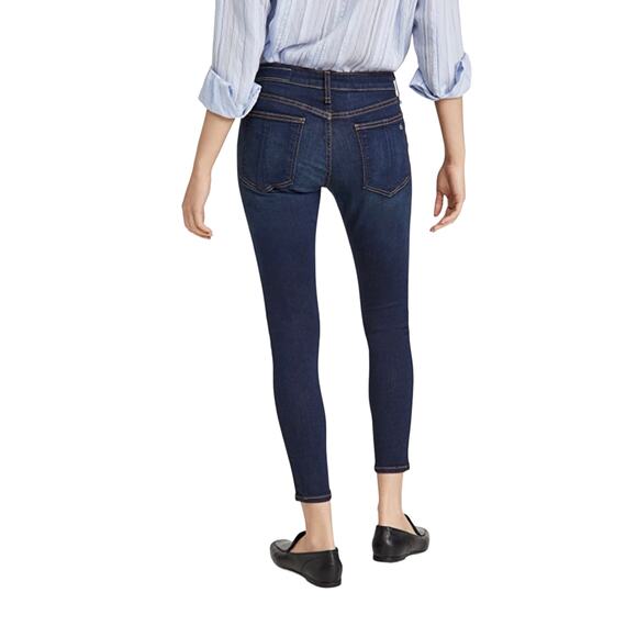 Rag & Bone Cate Ankle Skinny Heritage Blue Skinny Jeans Size 26 - Picture 2 of 14